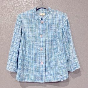 Amanda Smith women’s size 14W tweed suit jacket